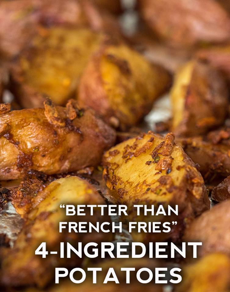 4-Ingredient Crispy Roasted Potatoes – Recipes Ideas