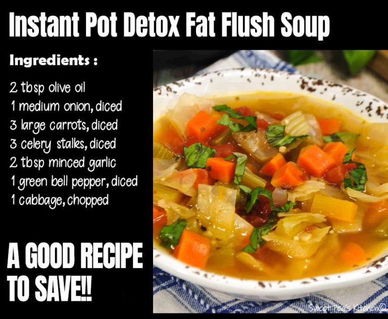 Instant Pot Detox Fat Flush Soup Recipes Ideas