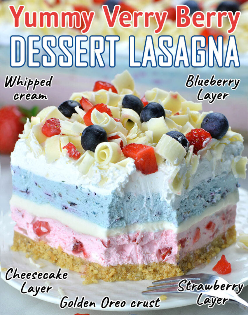 Very Berry Dessert Lasagna Recipes Ideas