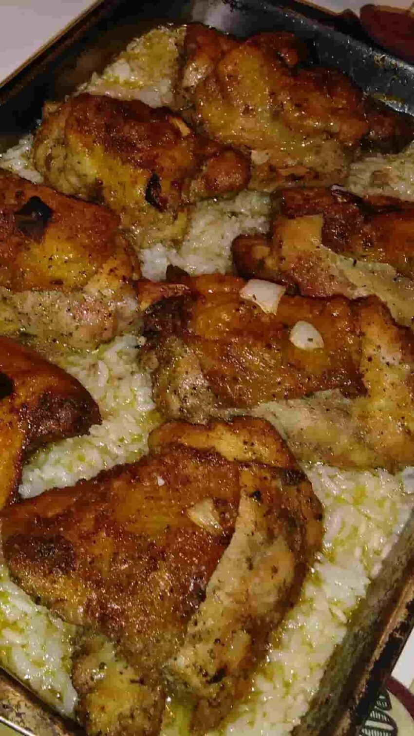 OVEN BAKED CHICKEN AND RICE Recipes Ideas