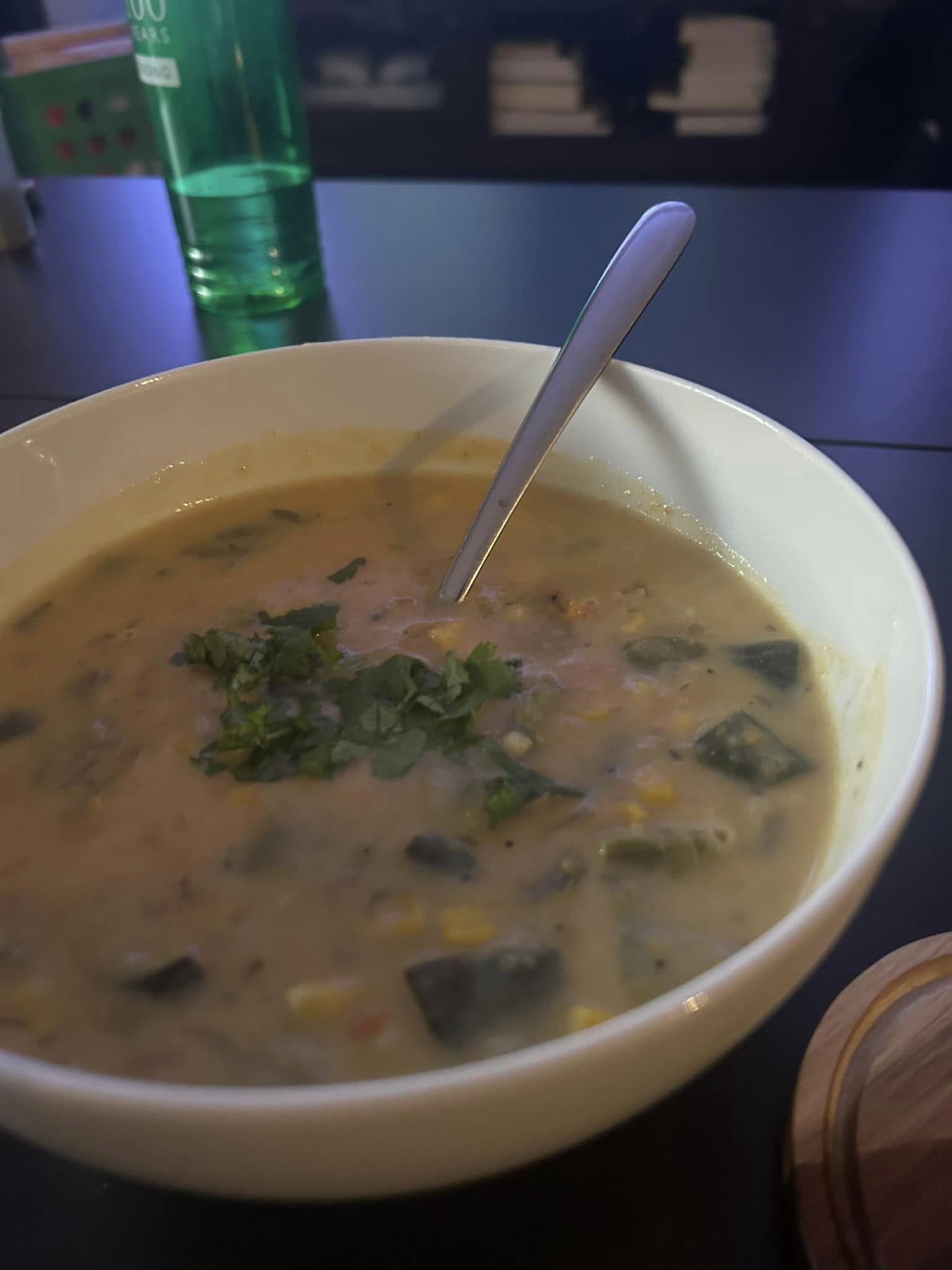 Roasted Poblano Corn Chowder