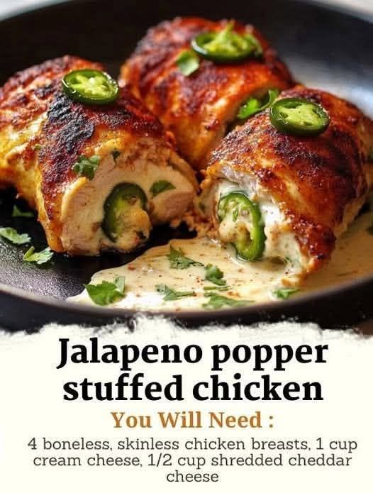 Jalapeño Popper Stuffed Chicken