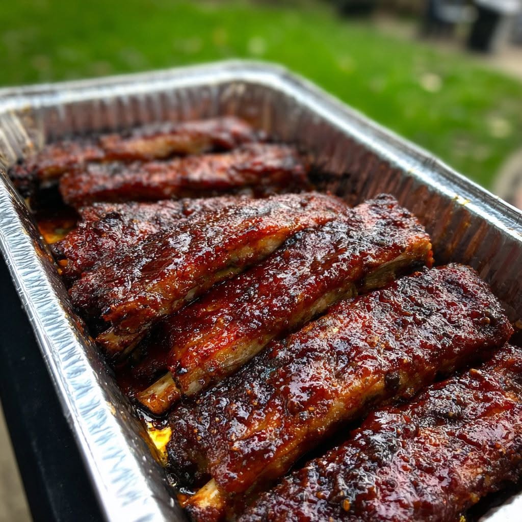 Sticky Glazed BBQ Ribs