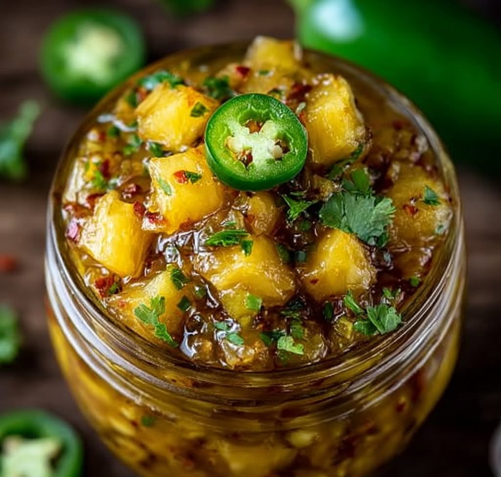 Spicy Pineapple Jalapeño Chutney