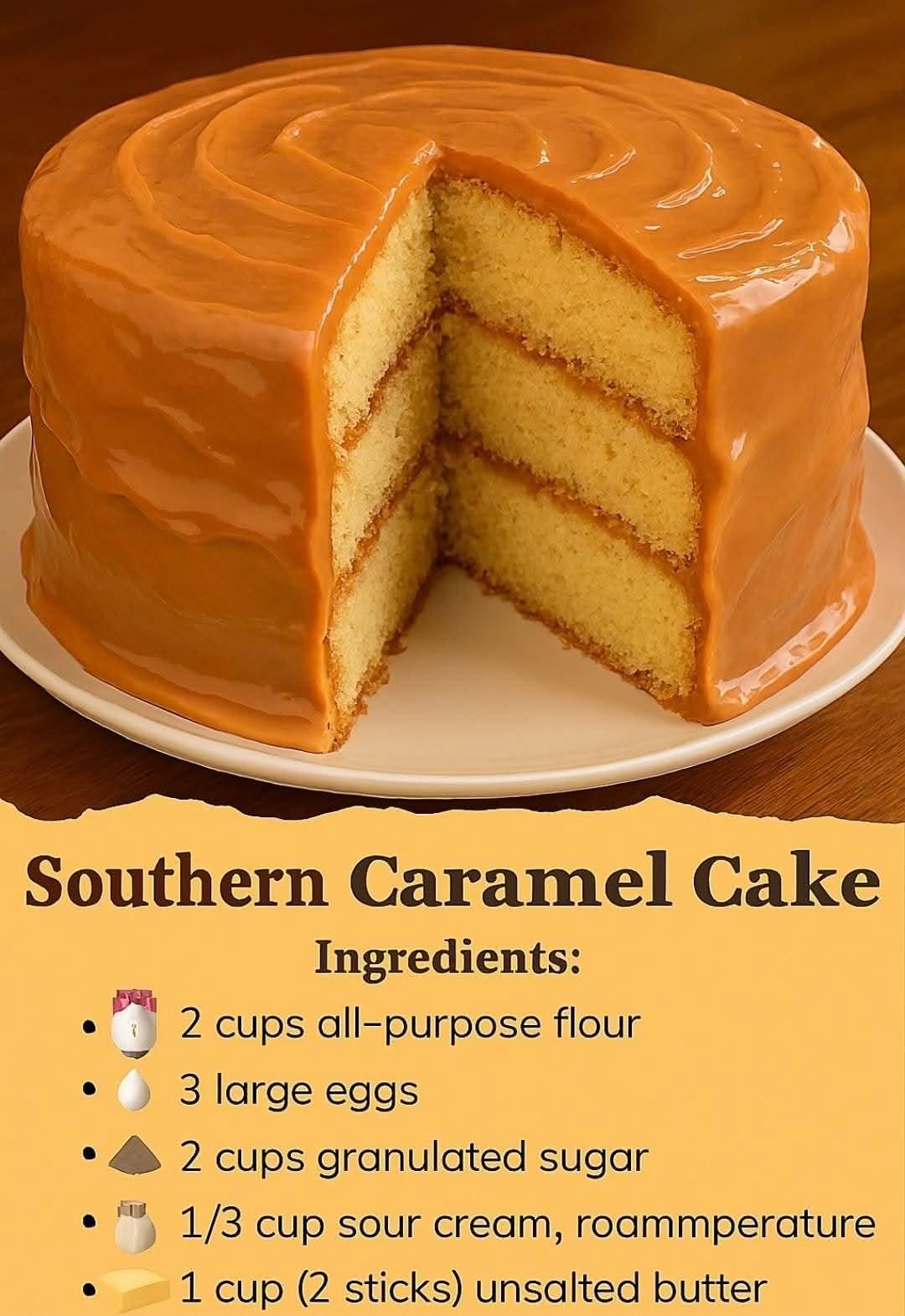 Southern Caramel Cake