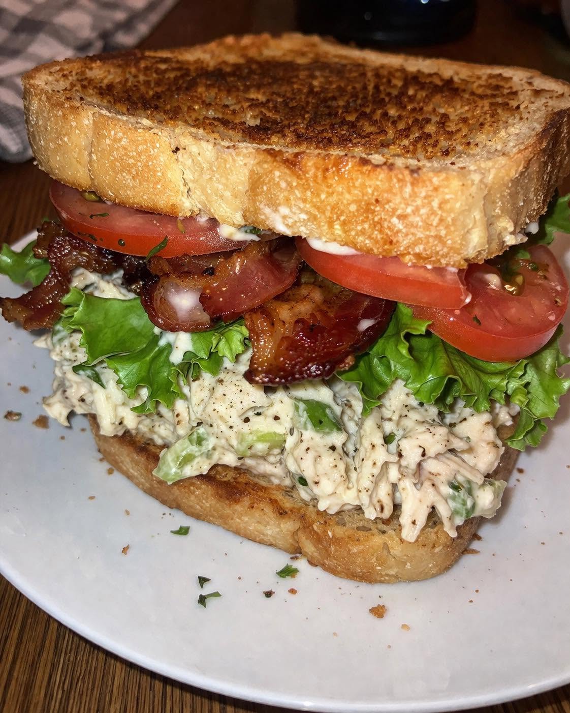 Chicken Salad BLT Sandwich Recipe