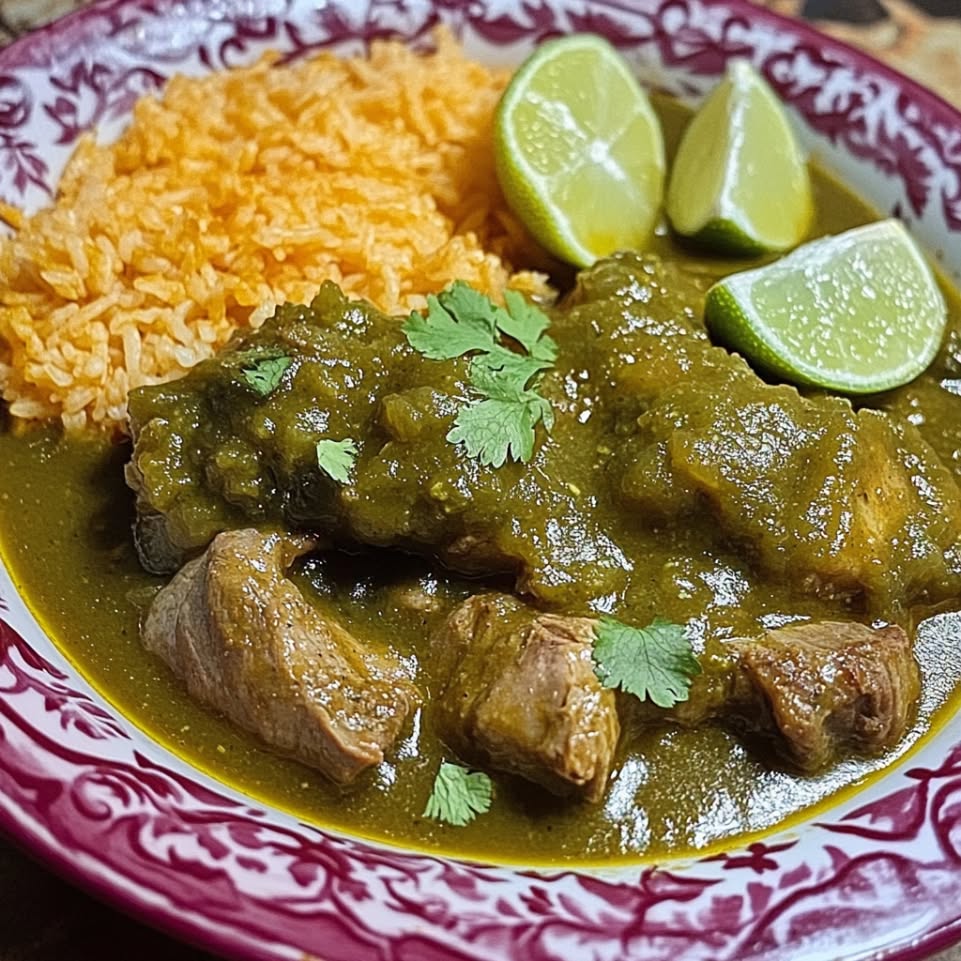 Pork Rib Stew in Green Salsa Recipe (Costillas de Puerco en Salsa Verde)