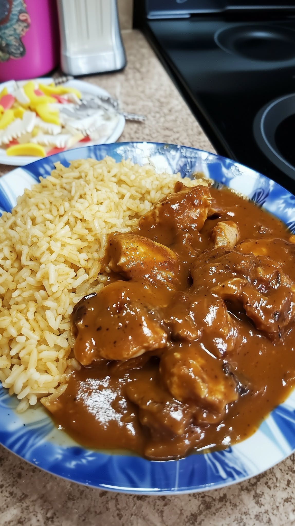 Chicken Mole with Rice