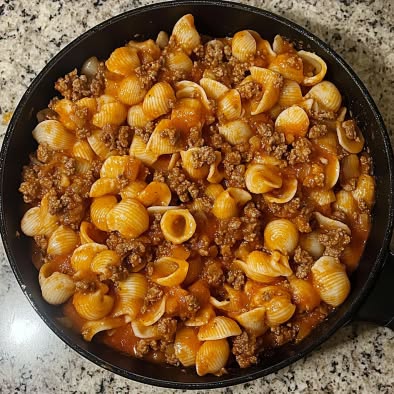 Conchitas Con Carne Recipe (Mexican Shell Pasta with Ground Beef)