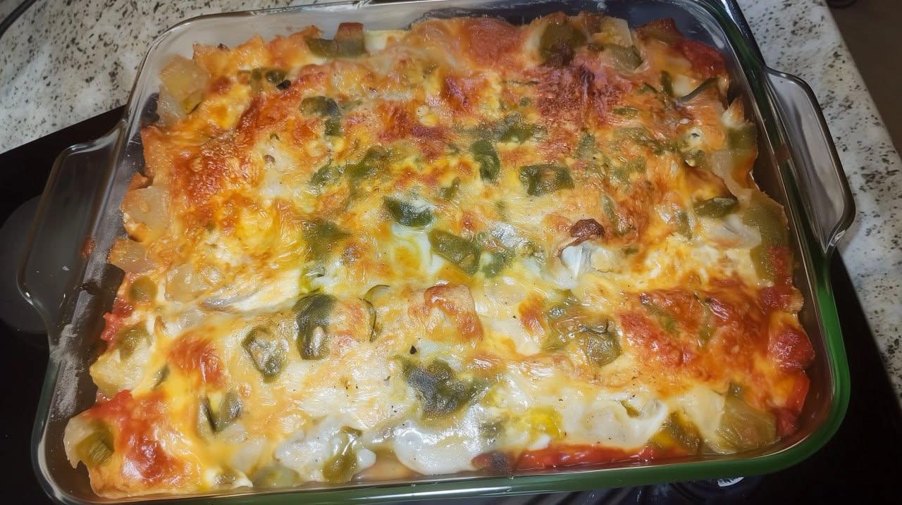 Homemade Hatch Green Chile Chicken Enchiladas Recipe