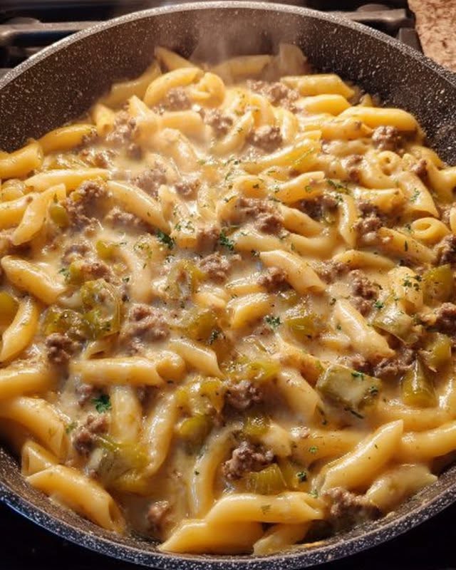 Green Chile Hamburger Helper