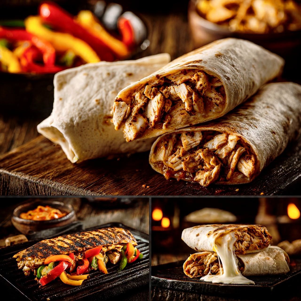 Ranch Chicken Burritos
