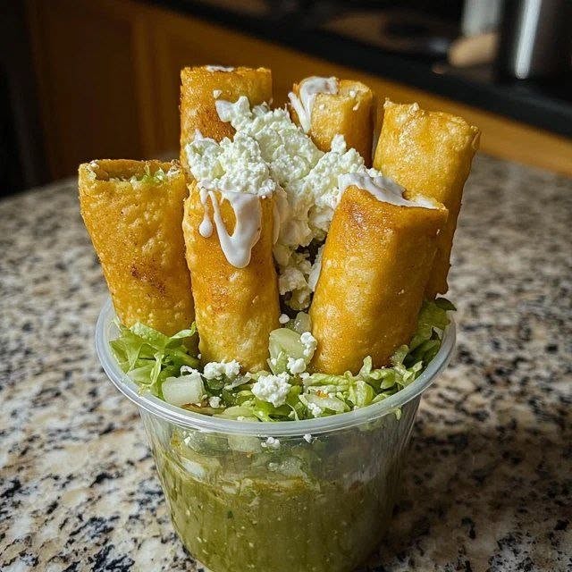 Flautas con Consomรฉ