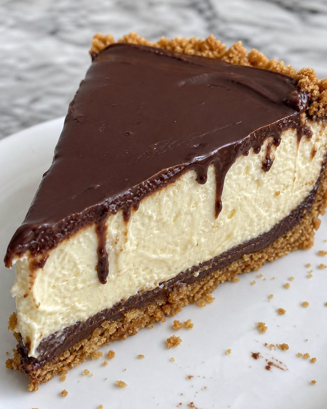 Boston Cream Pie Cheesecake