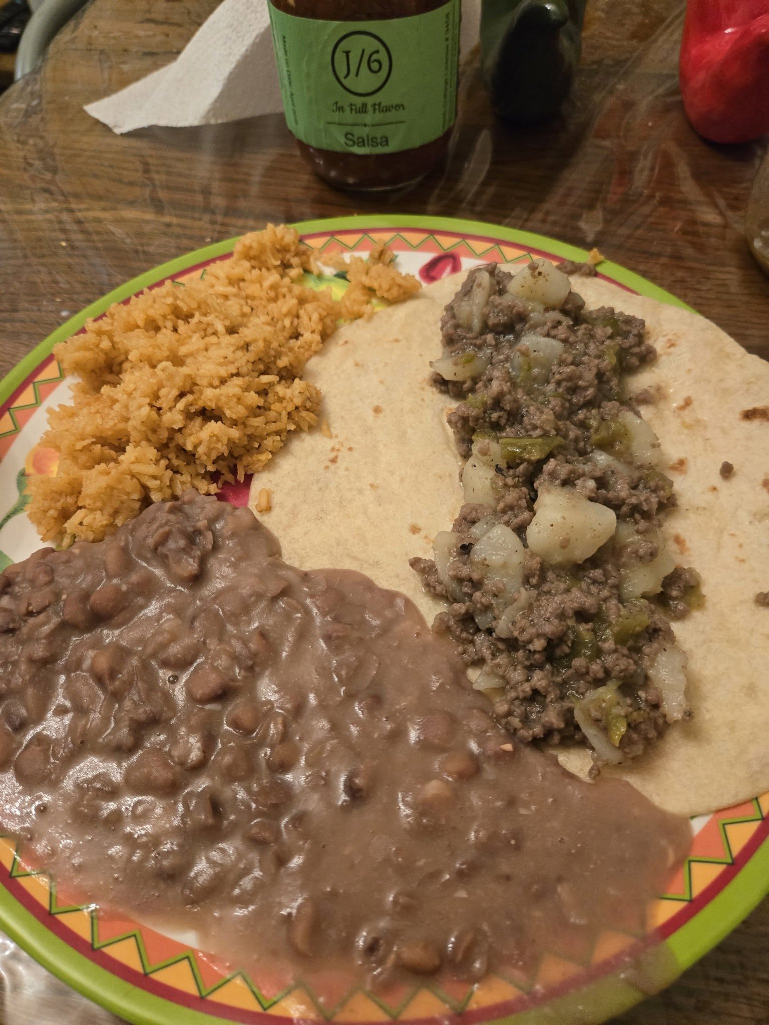 Beef and Potato Burritos with Hatch Chile
