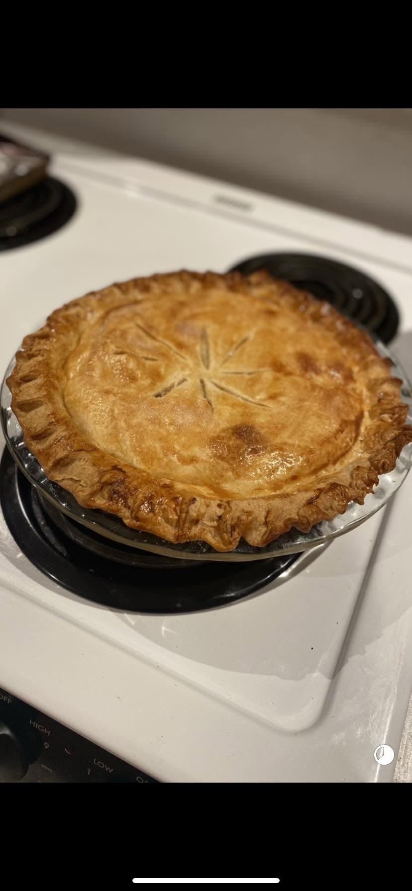 Green Chile Apple Pie