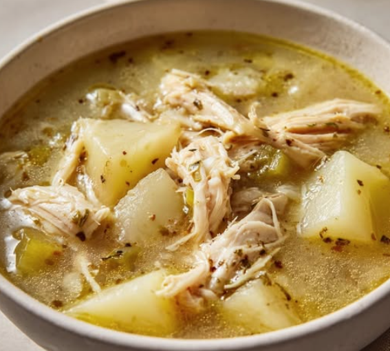 Green Chile Chicken And Potato Soup